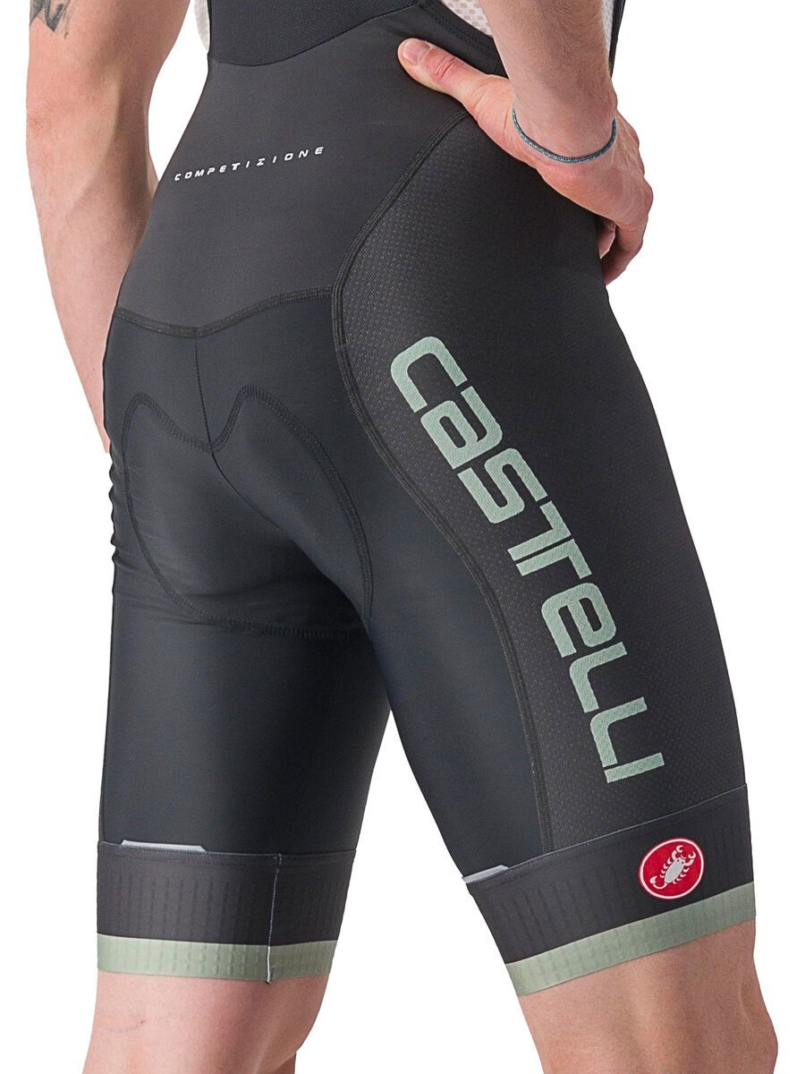 Castelli Competizione Kit Bibshort, black/defender green - Bild 5