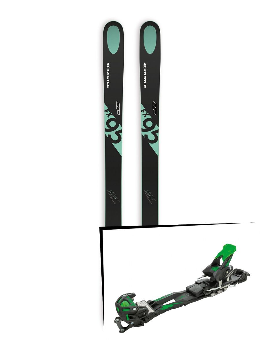 Set: Kästle FX95 HP 2019 + Tyrolia Adrenalin 16 solid black flash green - Bild 1