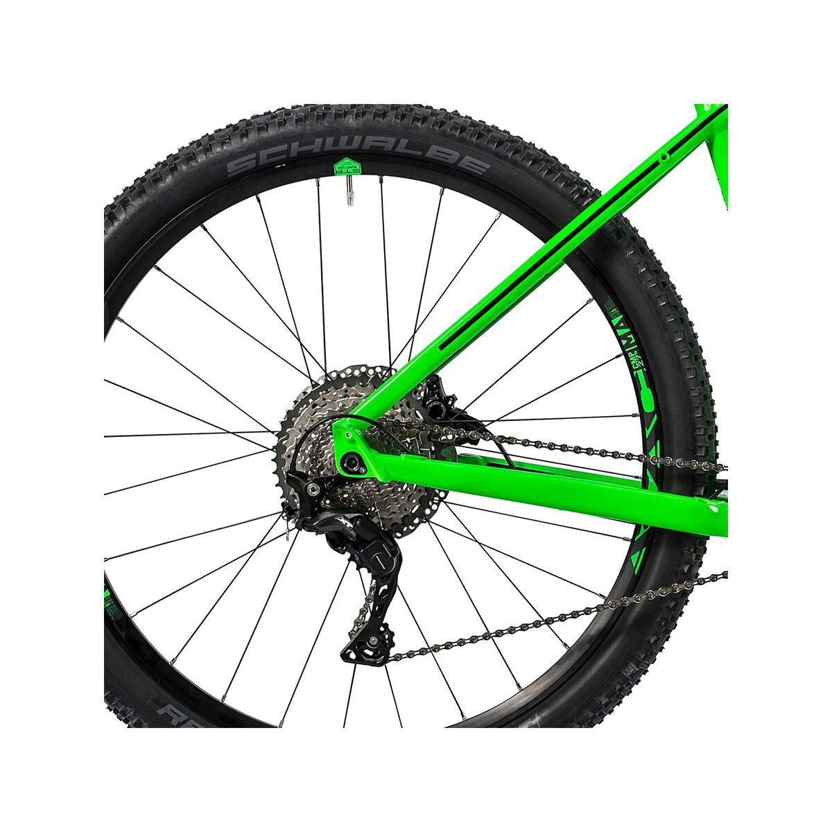 Cube Reaction Hybrid HPA SL 500 27.5, green´n´black - Bild 4