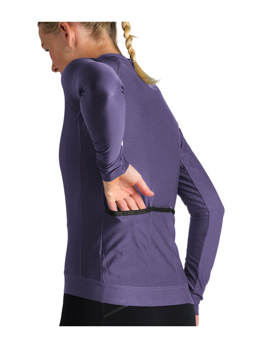 GripGrab Women's PACR Long Sleeve Jersey, purple - Bild 4