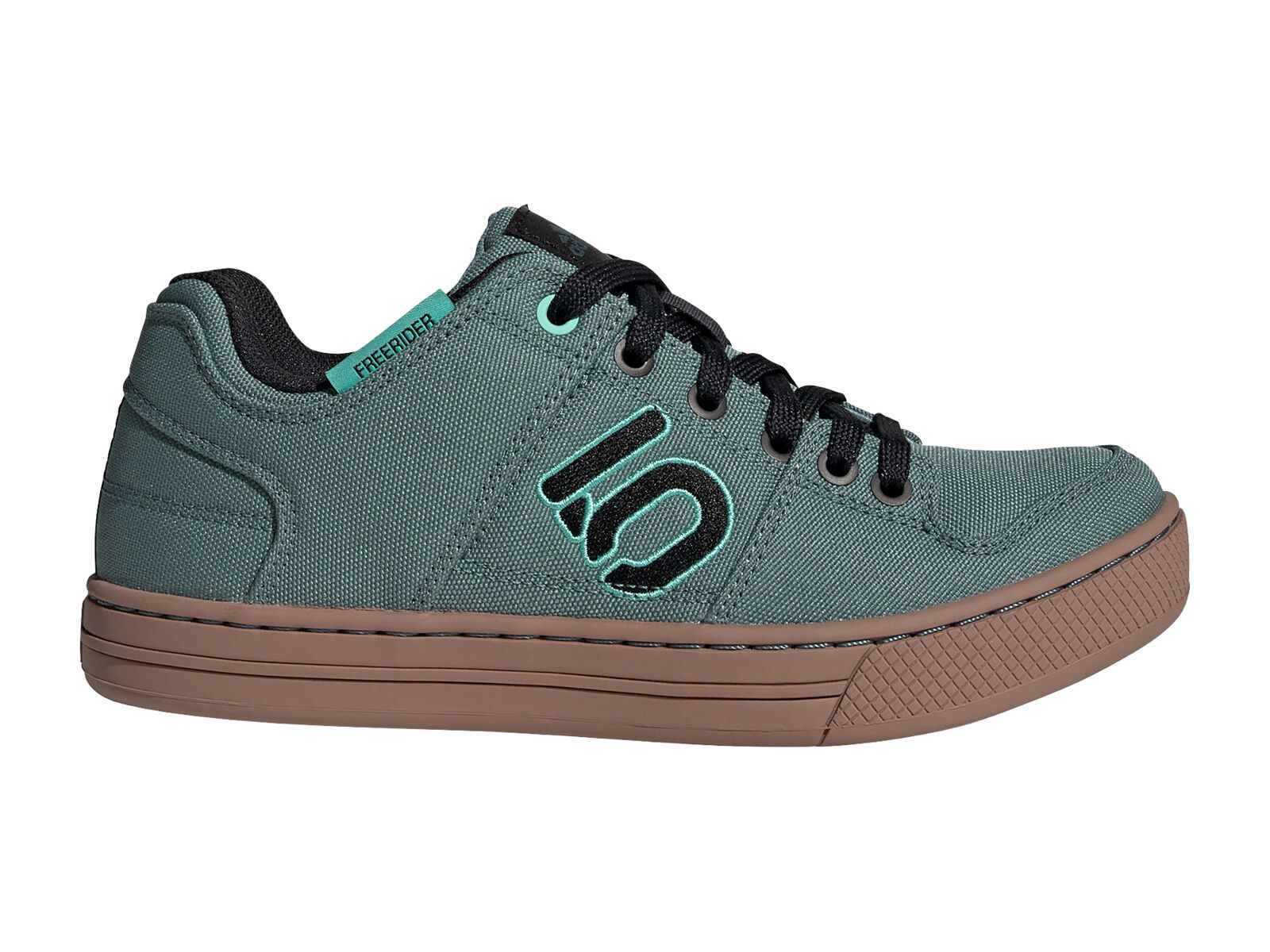 Five Ten Freerider Canvas Women, hazy emerald/core black/acid mint - Bild 3