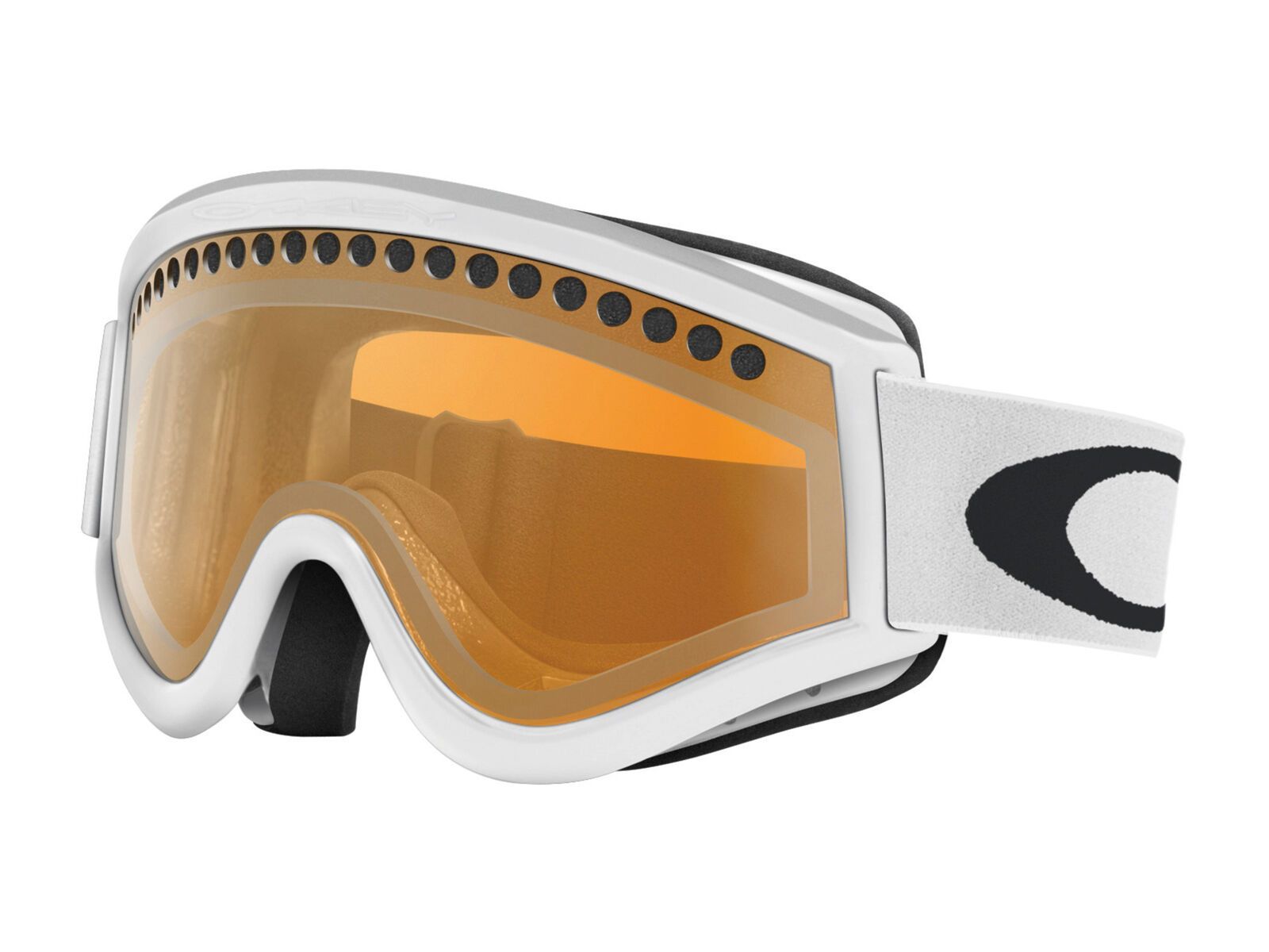 Oakley E-Frame, matte white/Lens: persimmon - Bild 1