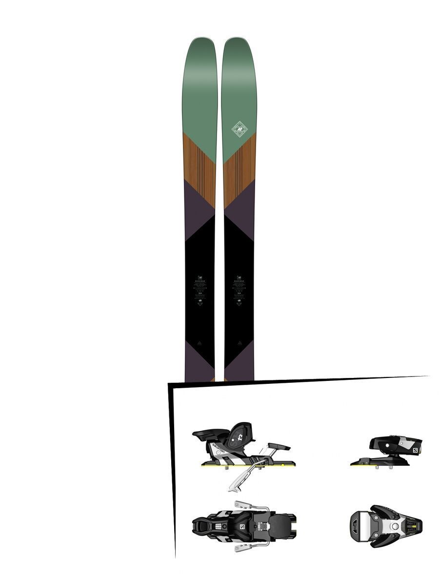 Set: K2 SKI Marksman 2017 + Salomon STH2 WTR 13 (1456104) - Bild 1