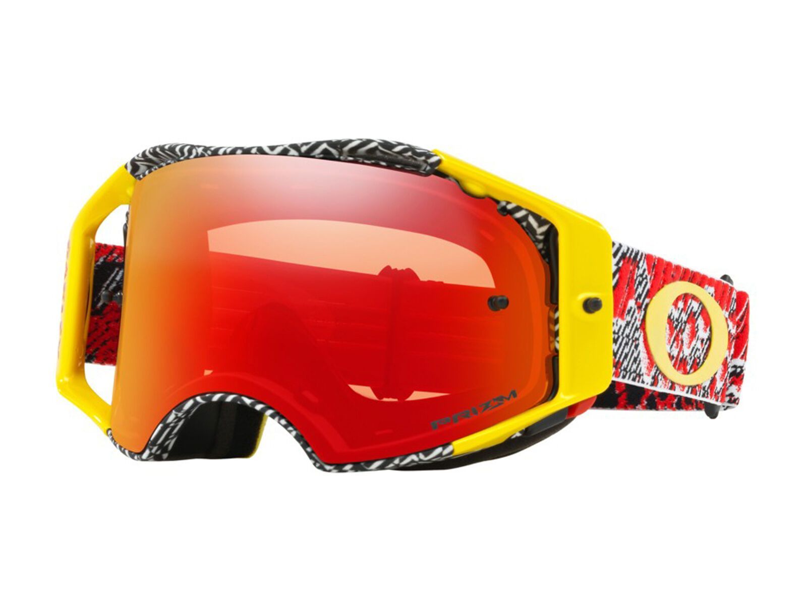 Oakley Airbrake MX Prizm, dazzle dyno red yellow/Lens: prizm mx torch iridium - Bild 1