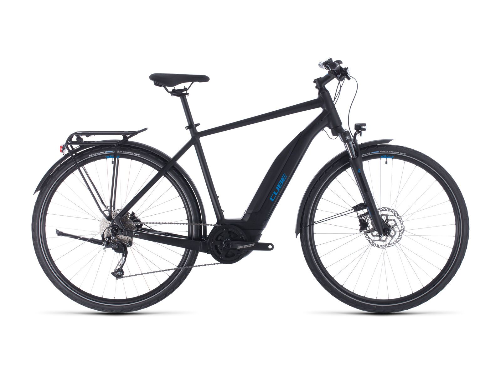 Cube Touring Hybrid ONE 400, black´n´blue - Bild 1