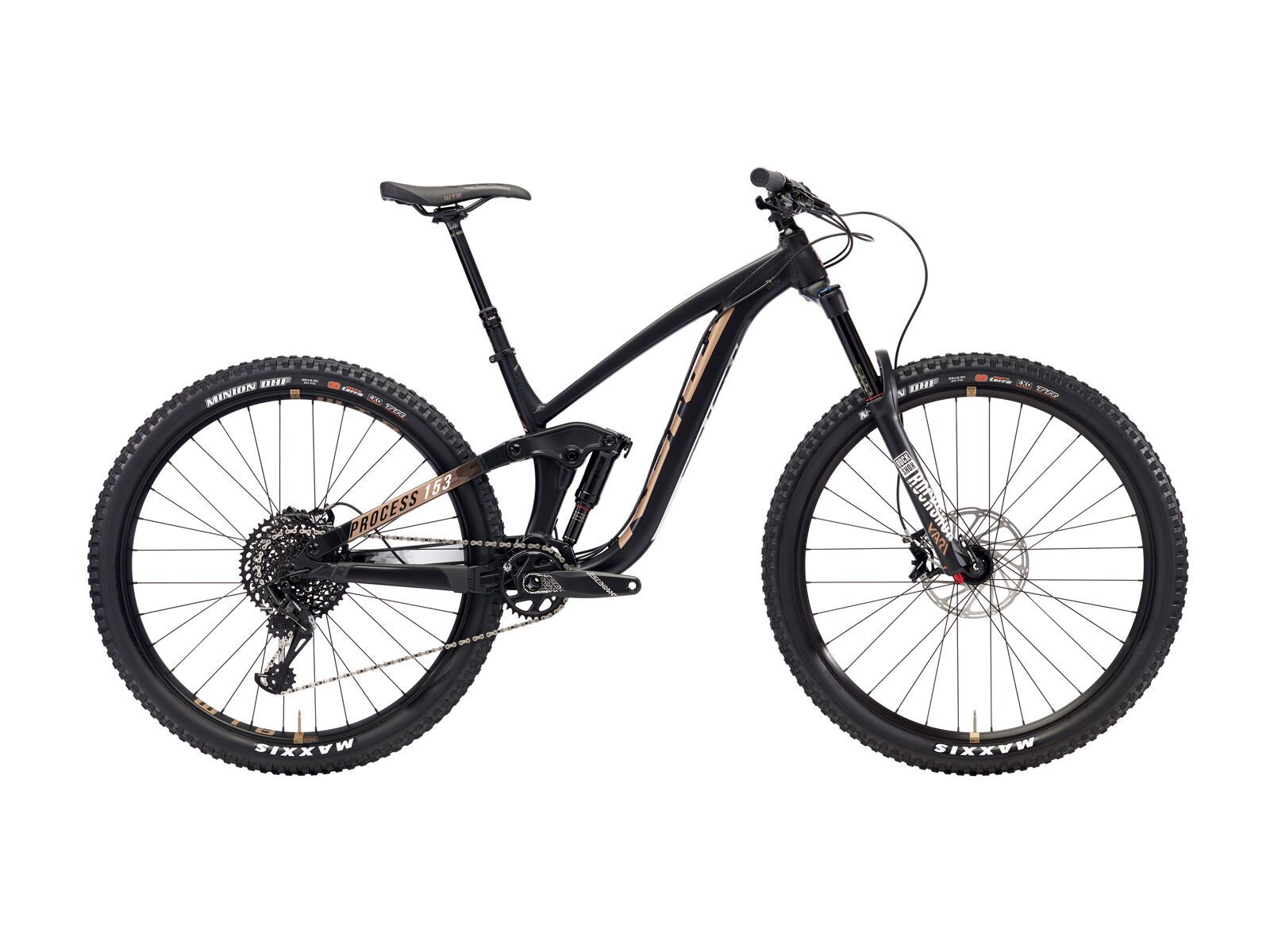 Kona Process 153 AL/DL 29, matt black w/ white & copper decals - Bild 1