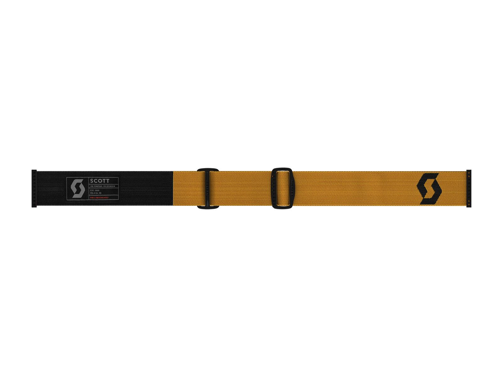 Scott LCG Compact inkl. Wechselscheibe, black mustard yellow/Lens: solar black chrome - Bild 2