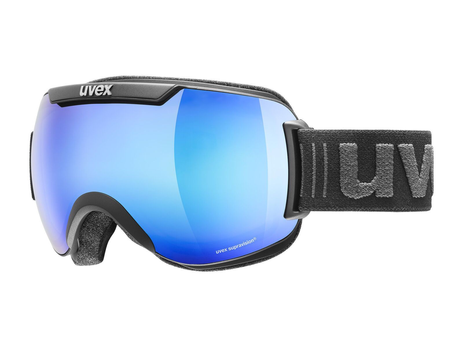 uvex downhill 2000 FM, black mat/Lens: mirror blue - Bild 1