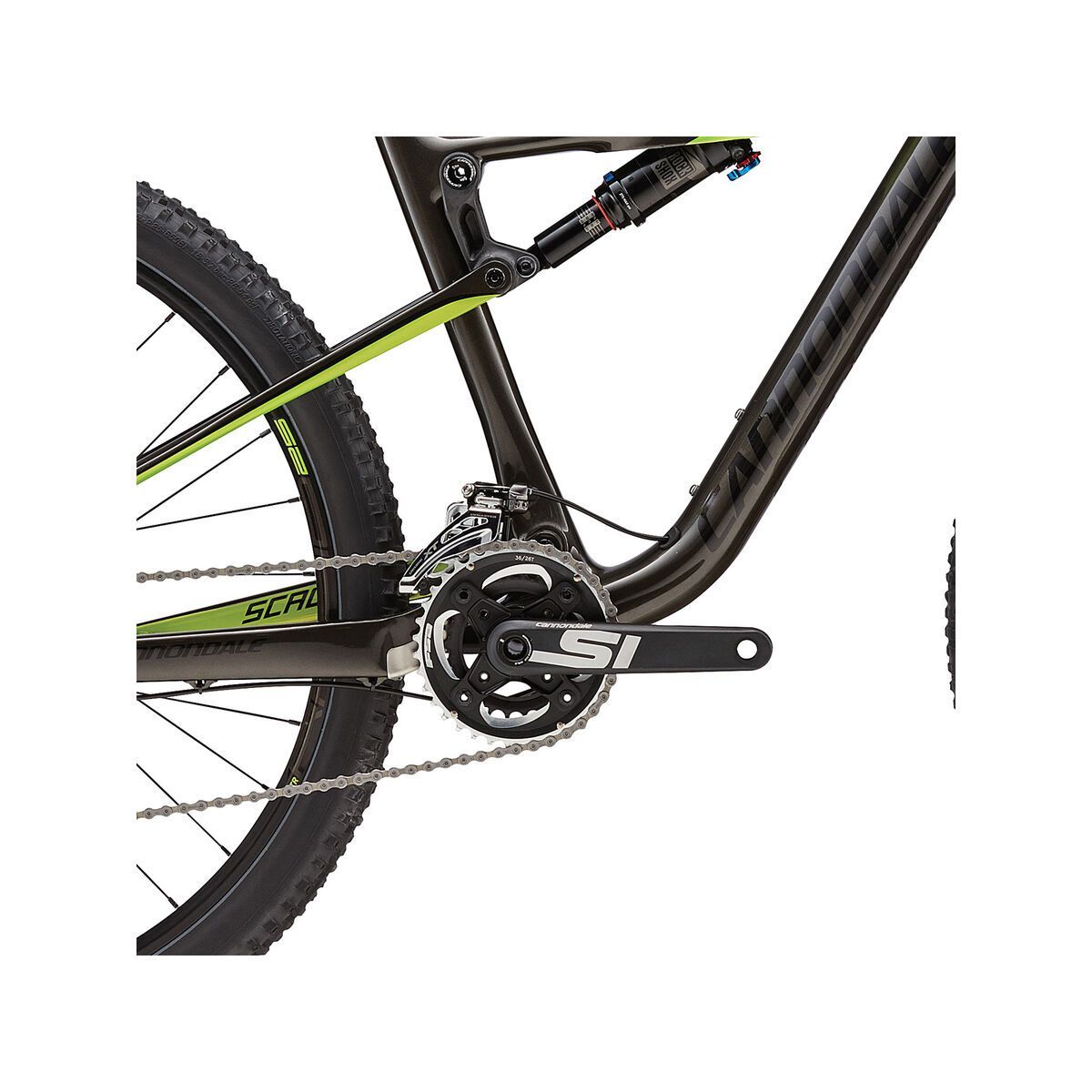 Cannondale Scalpel-Si Carbon Women's 2, anthracite w/ acid green and nearly black, gloss - ANT - Bild 3