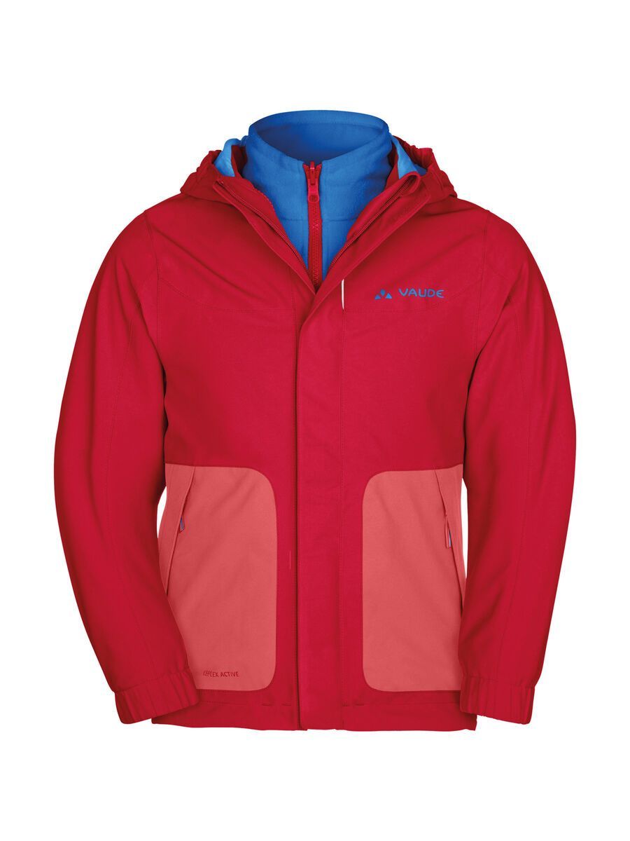 Vaude Kids Campfire 3in1 Jacket IV, indian red - Bild 1