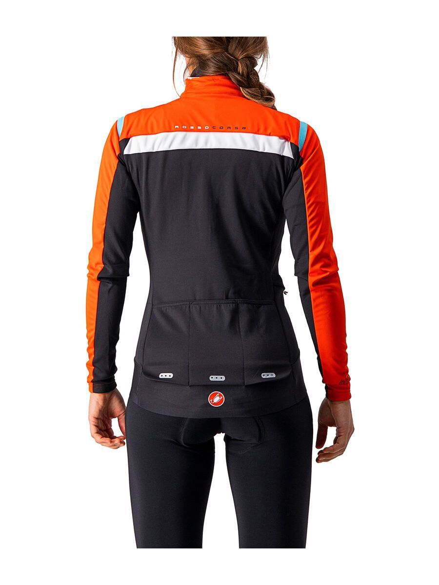 Castelli Alpha RoS 2 W Light Jacket, fiery red/black-celeste - Bild 2
