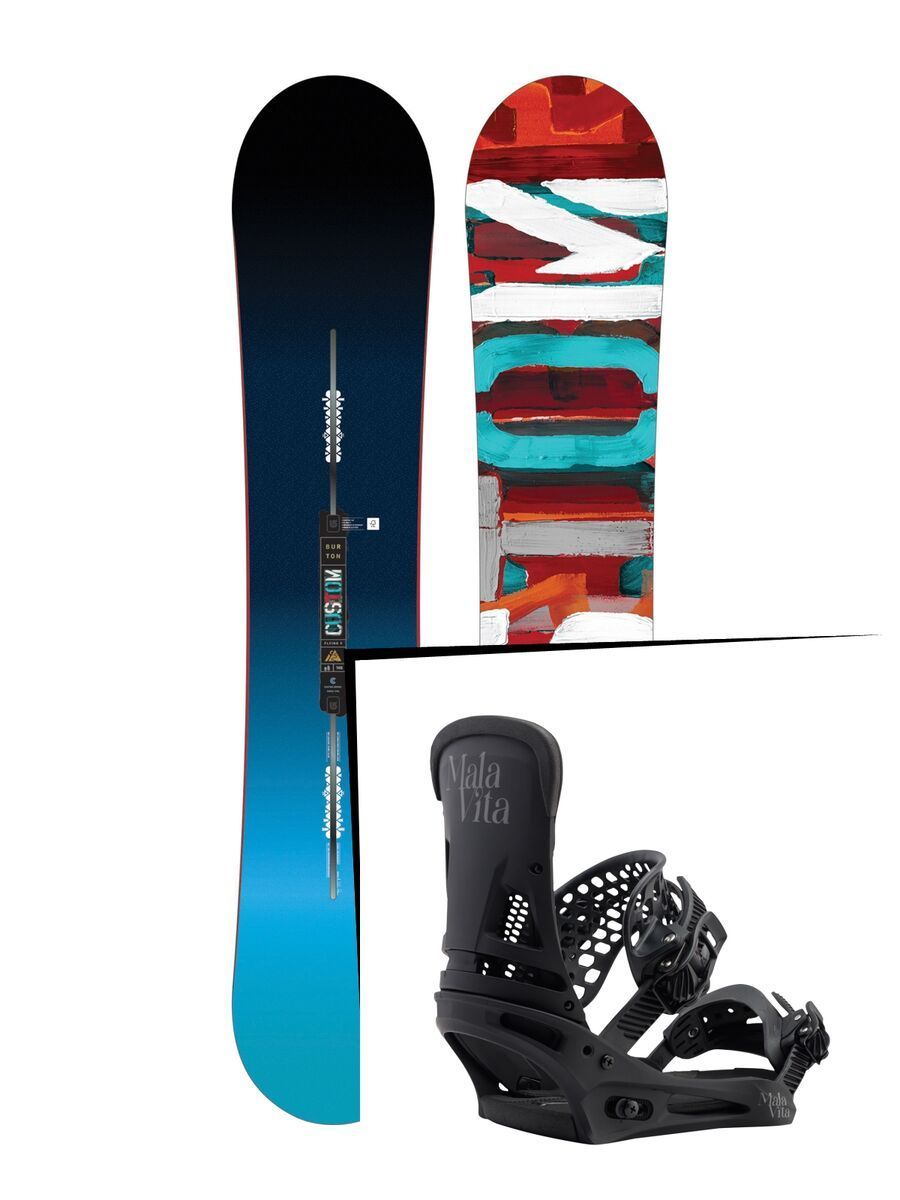Set: Burton Custom Flying V 2017 +  Malavita (1712843S) - Bild 1