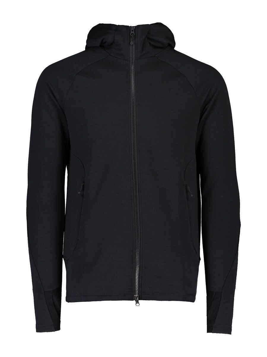 POC M's Merino Zip Hood, uranium black - Bild 1
