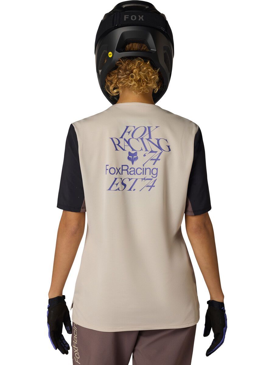 Fox Womens Defend Short Sleeve Jersey Park SE, chalk - Bild 4
