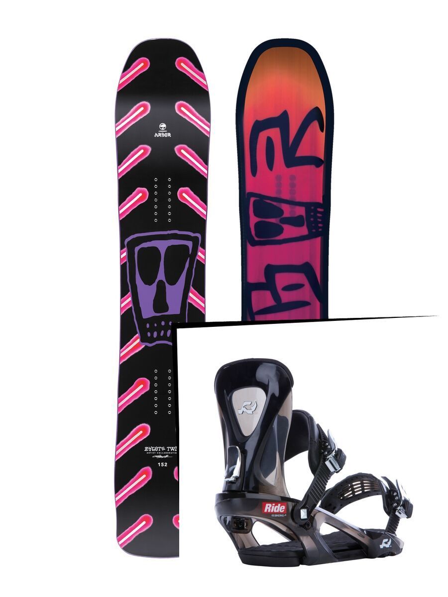 Set: Arbor Zygote Twin 2017 + Ride KX (1178188S) - Bild 1
