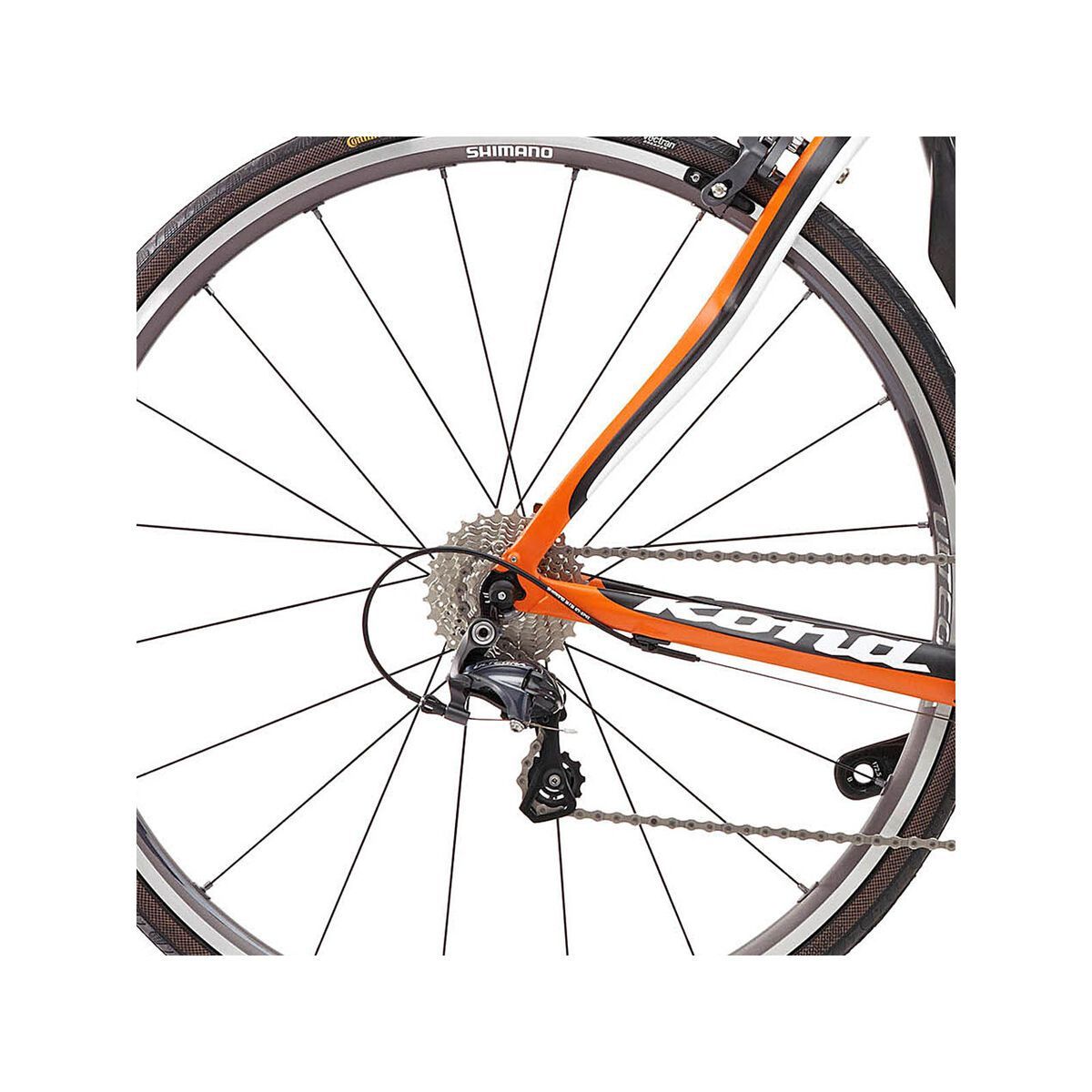 Kona Zone Two, matt carbon/white/orange/black - Bild 4