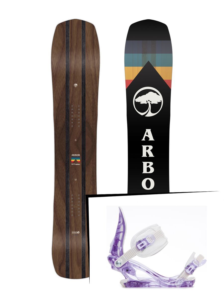 Set: Arbor A-Frame 2019 + K2 Charm lilac - Bild 1