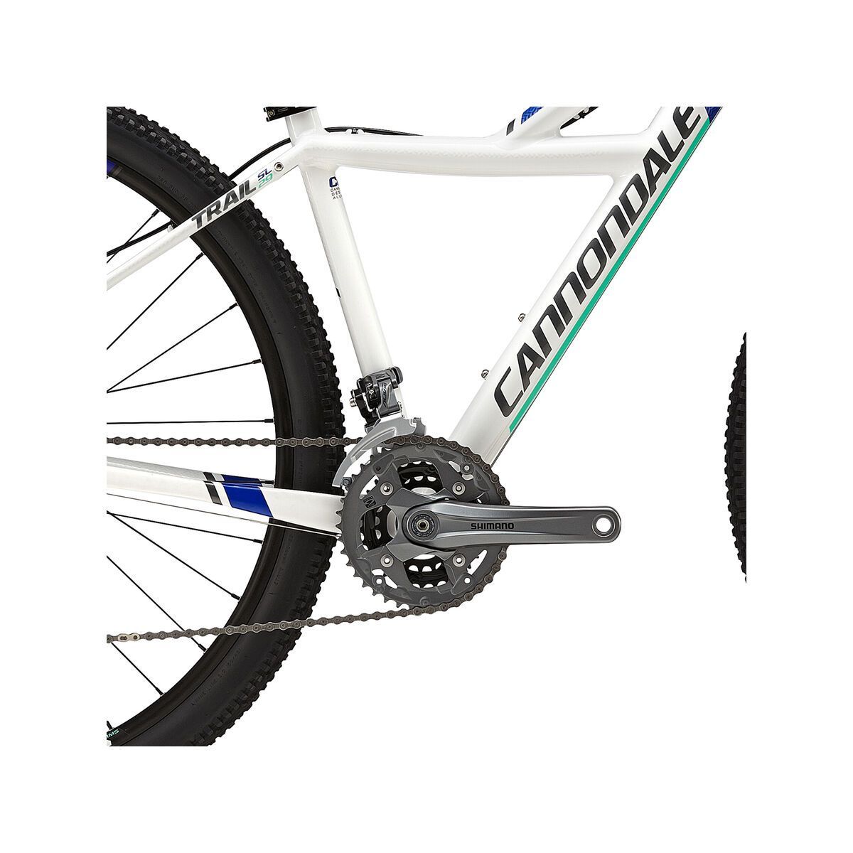 Cannondale Trail SL 29 Womens 3, magnesium white with tropics, abyss blue and let black, gloss - Bild 3