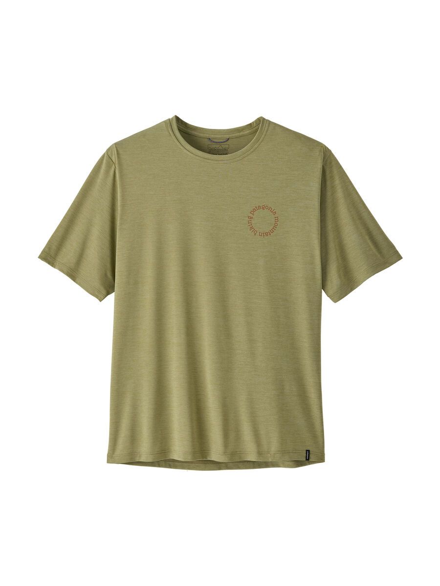 Patagonia Men's Cap Cool Daily Shirt - Spoke Stencil, gumtree green/light gumtree green x-dye - Bild 1