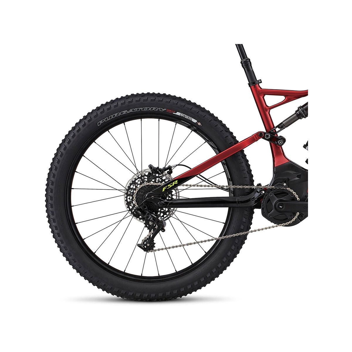 Specialized Turbo Levo FSR Comp 6Fattie, gloss candy red/hyper green - Bild 4