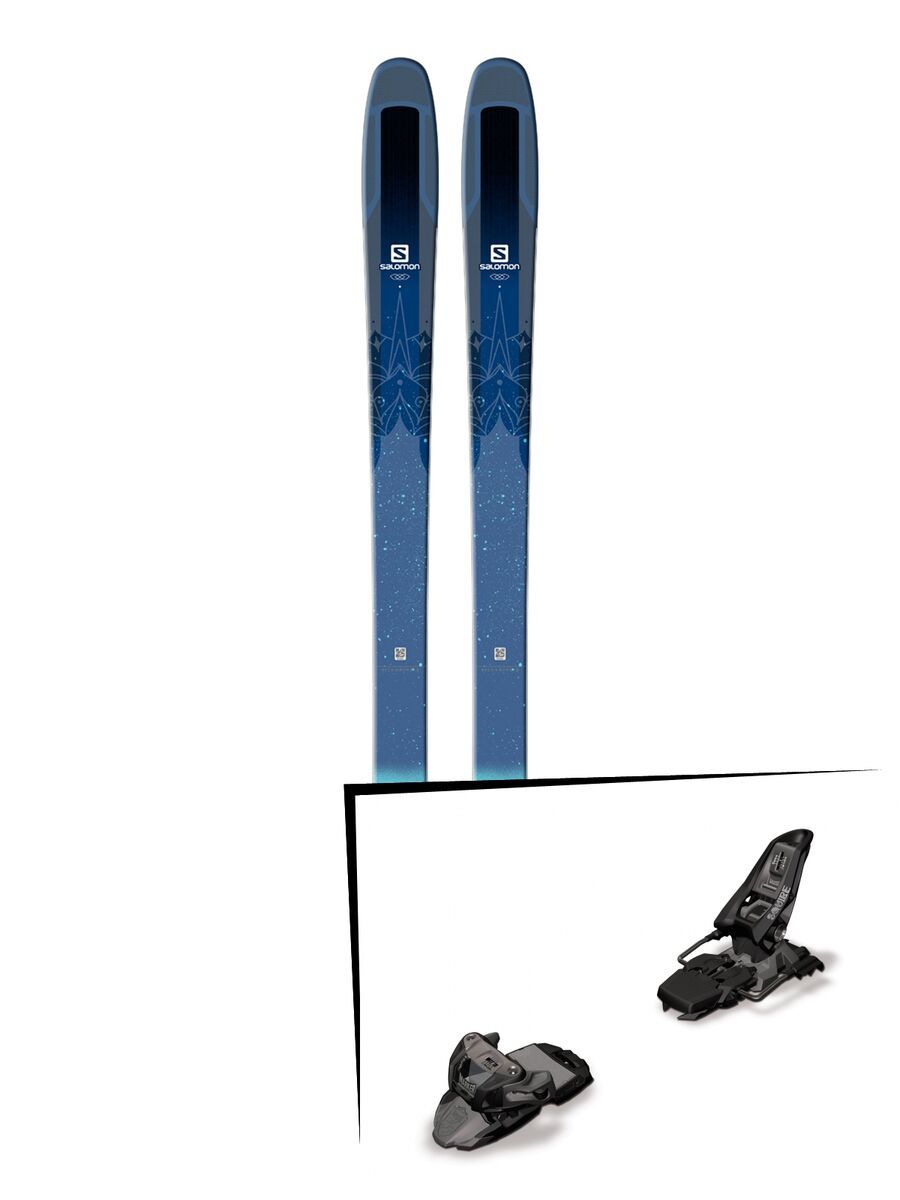 Set: Salomon QST Lux 92 2018 + Marker Squire 11 black anthracite - Bild 1