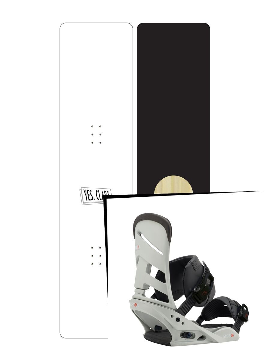 Set: Yes The Clark 2019 + Burton Mission gnarly sheen - Bild 1