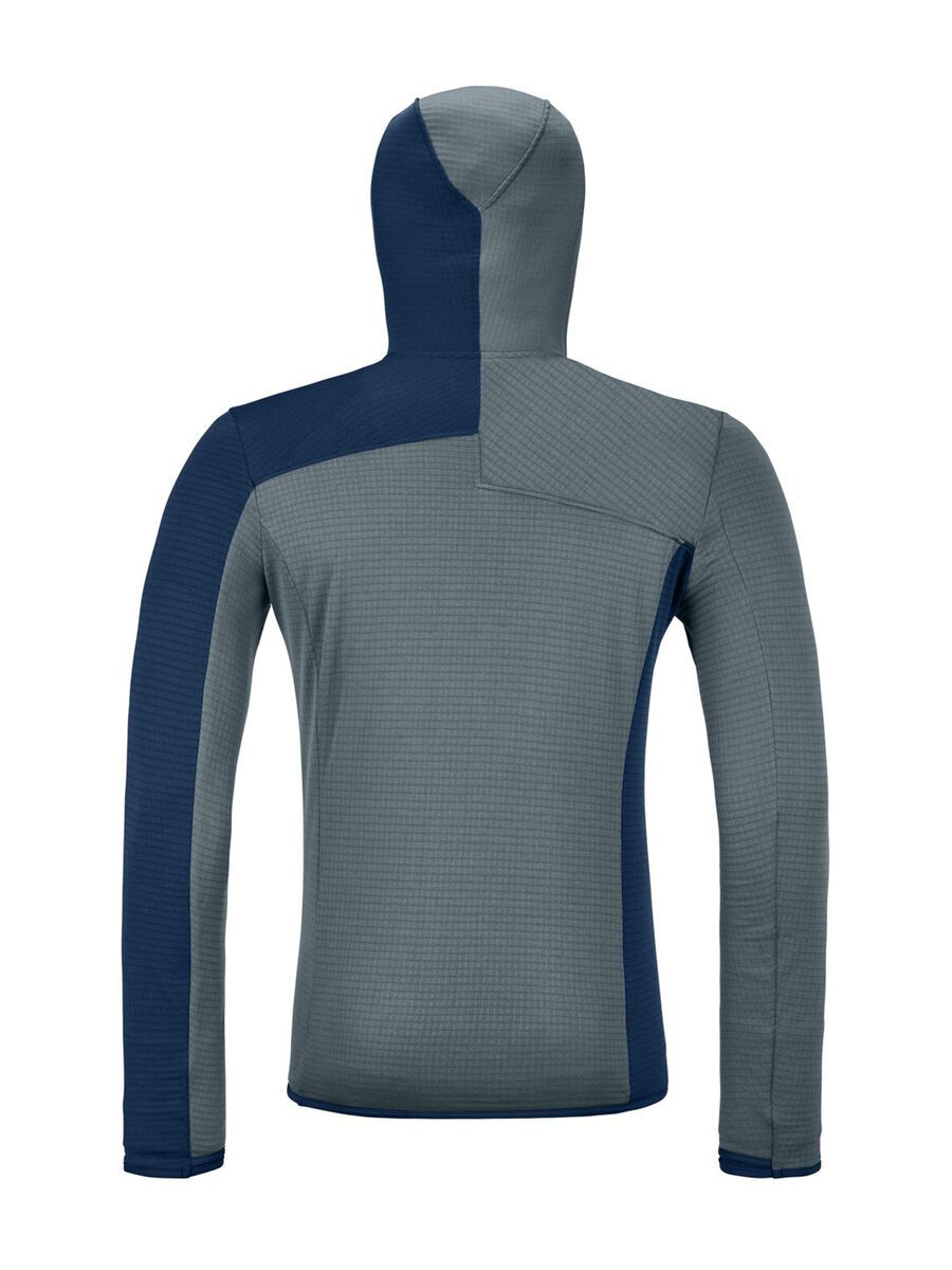 Ortovox Merino Fleece Light Grid ZN Hoody M, dark arctic grey - Bild 2