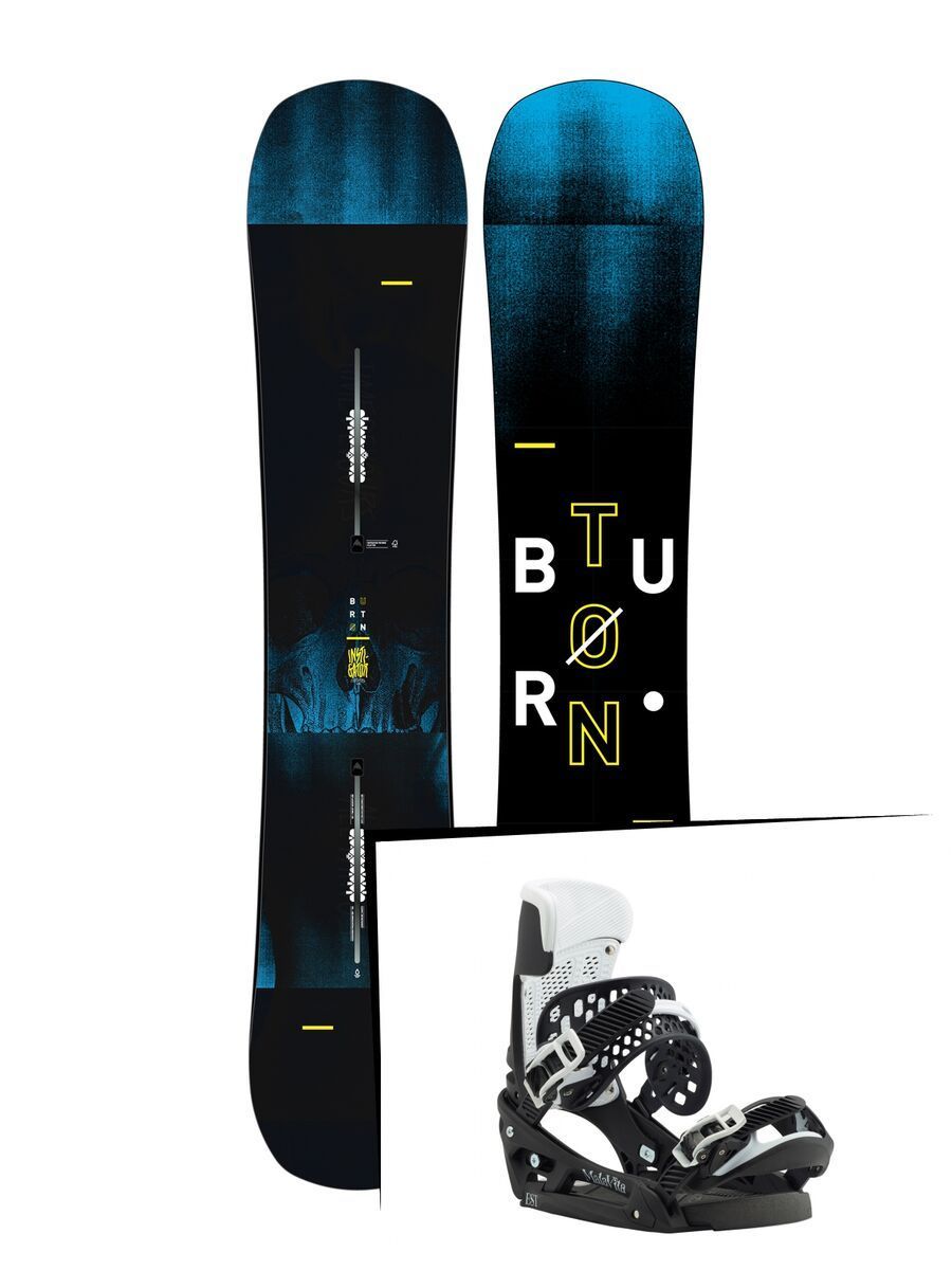 Set: Burton Instigator Wide 2019 + Burton Malavita EST black/white wing - Bild 1