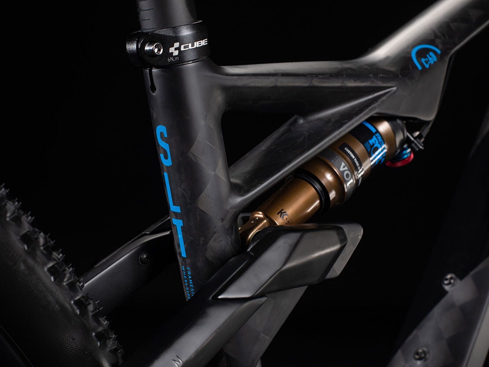 Cube AMS 100 C:68 SLT 29, carbon´n´blue - Bild 6