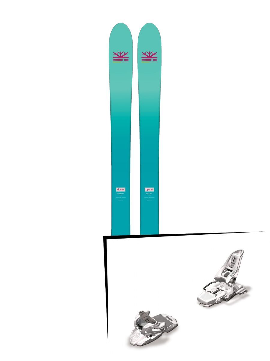 Set: DPS Skis Nina F99 Foundation 2018 + Marker Squire 11 white - Bild 1