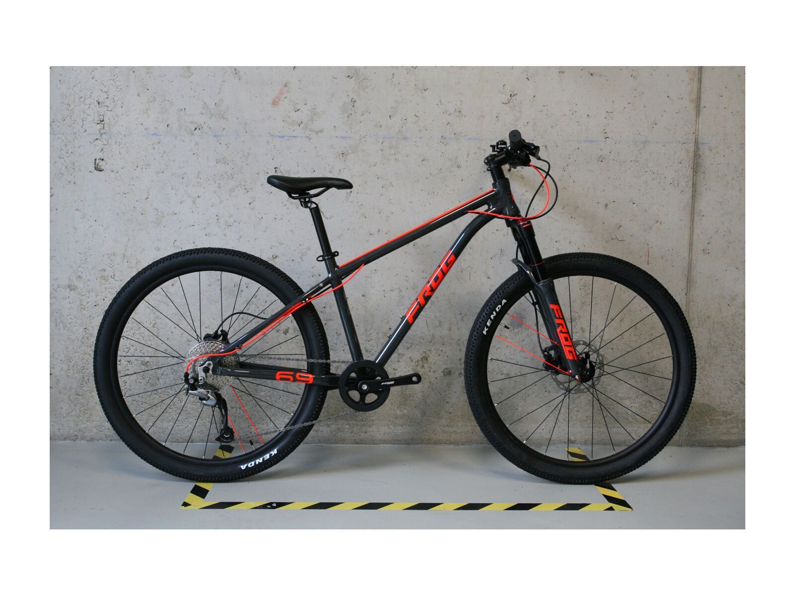 Frog Bikes *** 2. Wahl *** Frog MTB 69 2018  | Größe Unisize // 38 cm, grey/red - Kinderfahrrad - Bild 2