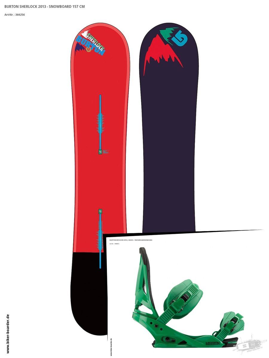 Set: Burton Sherlock  +  Mission (494001S) - Bild 1