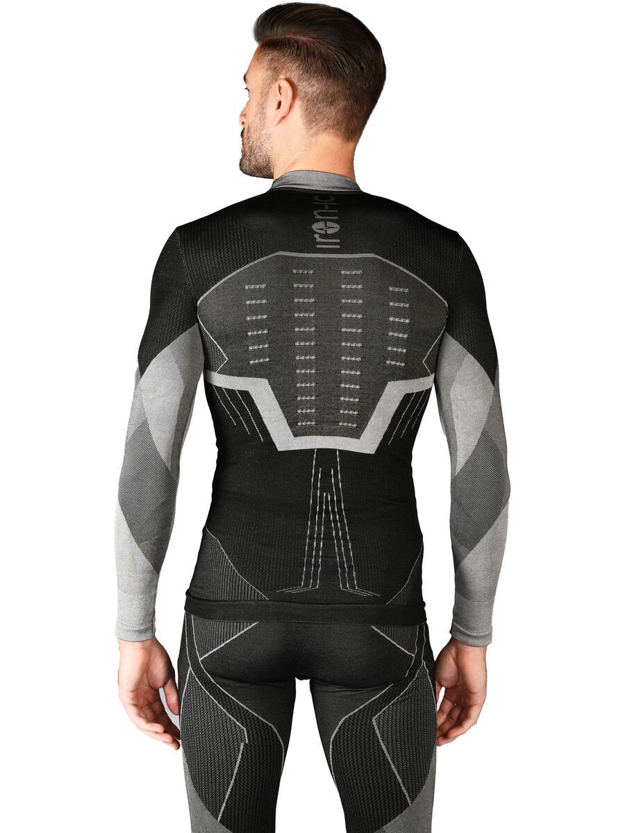 Iron-ic Long-Sleeve T-Shirt Performance Universe Warm - Man, black/silver - Bild 5