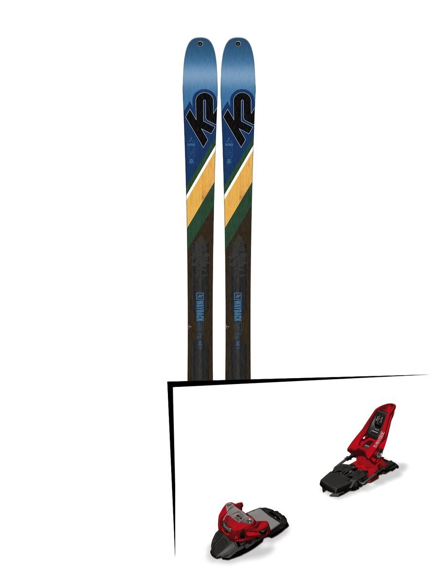 Set: K2 SKI Wayback 84 2019 + Marker Squire 11 red - Bild 1