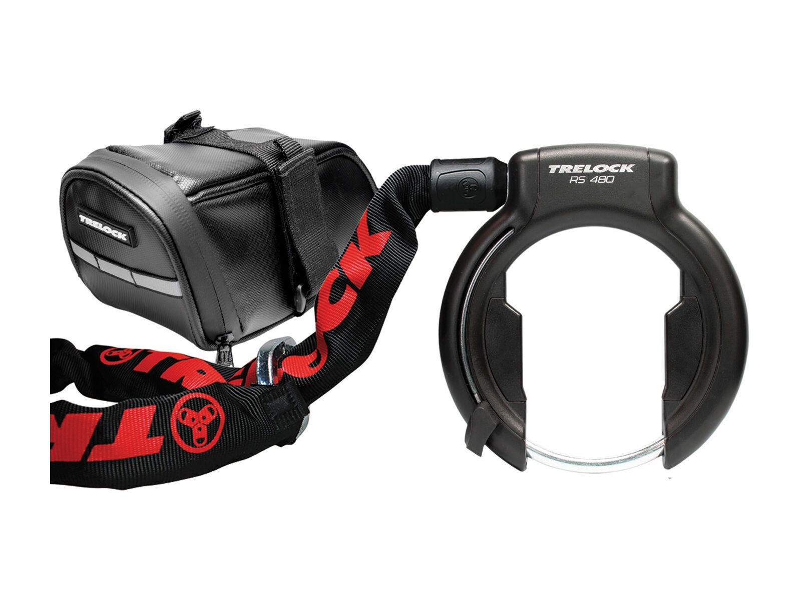 Trelock RS 480 AZ + ZR 355 100 cm + Satteltasche - Bild 1