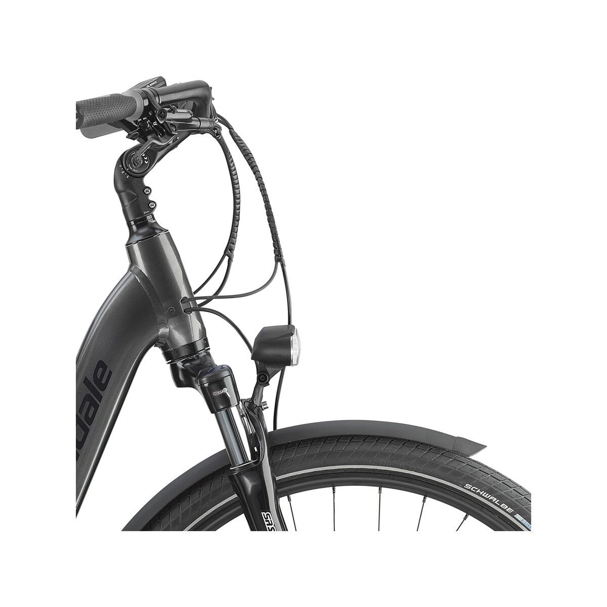 Cannondale Mavaro Neo City 2, anthracite w/ jet black and fine silver - gloss - Bild 6