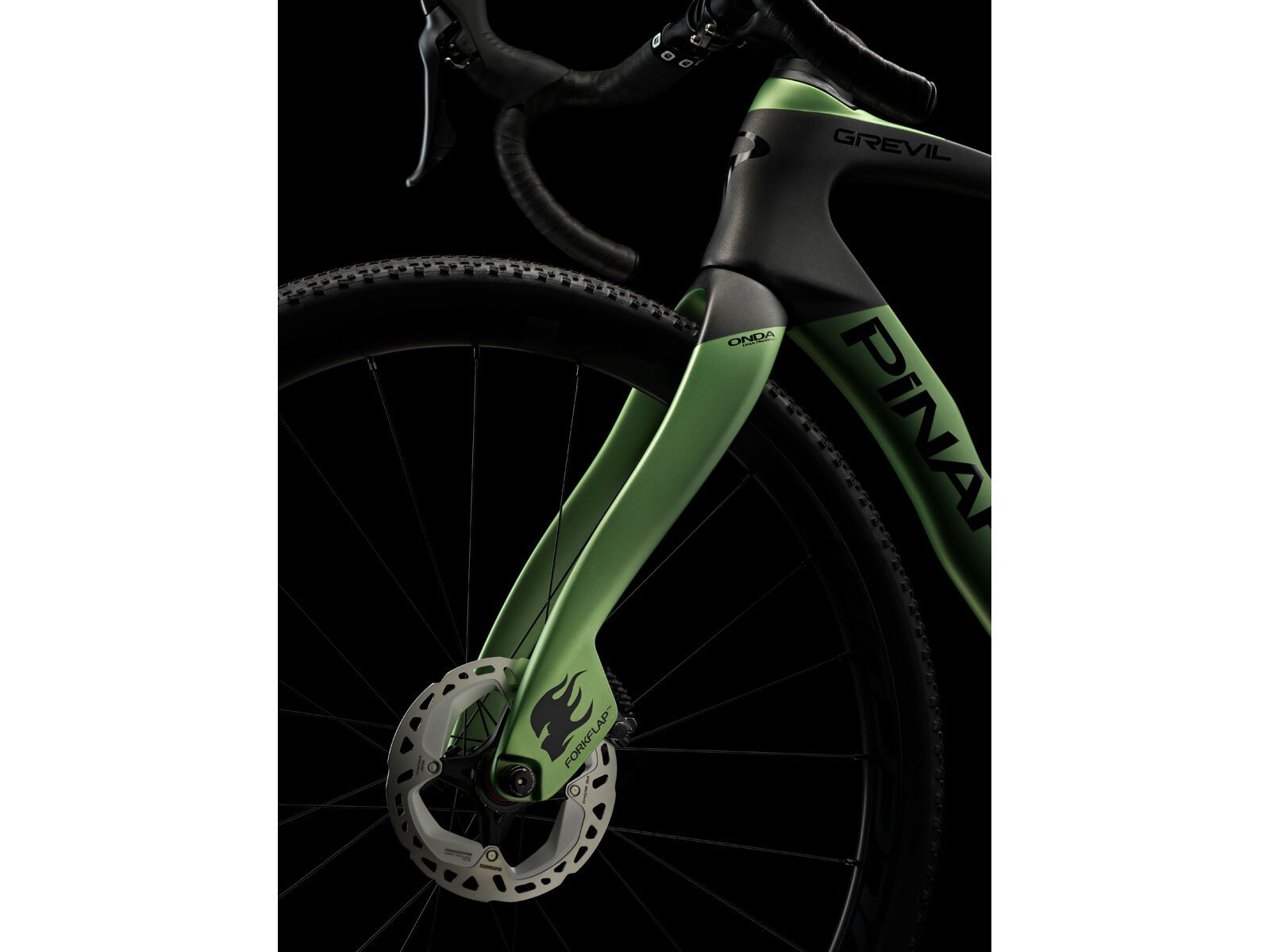 Pinarello Grevil F7 GRX 820 1x12 DB / Fulcrum Rapid Red 500 DB - 700C, stone green - Bild 5