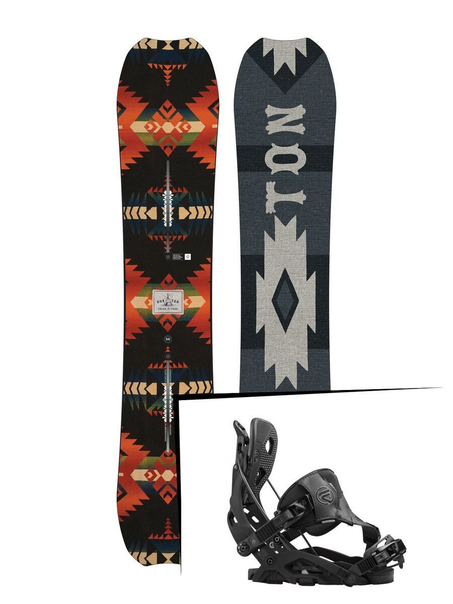 Set: Burton Trick Pony 2017 + Flow Fuse Hybrid (1513148S) - Bild 1