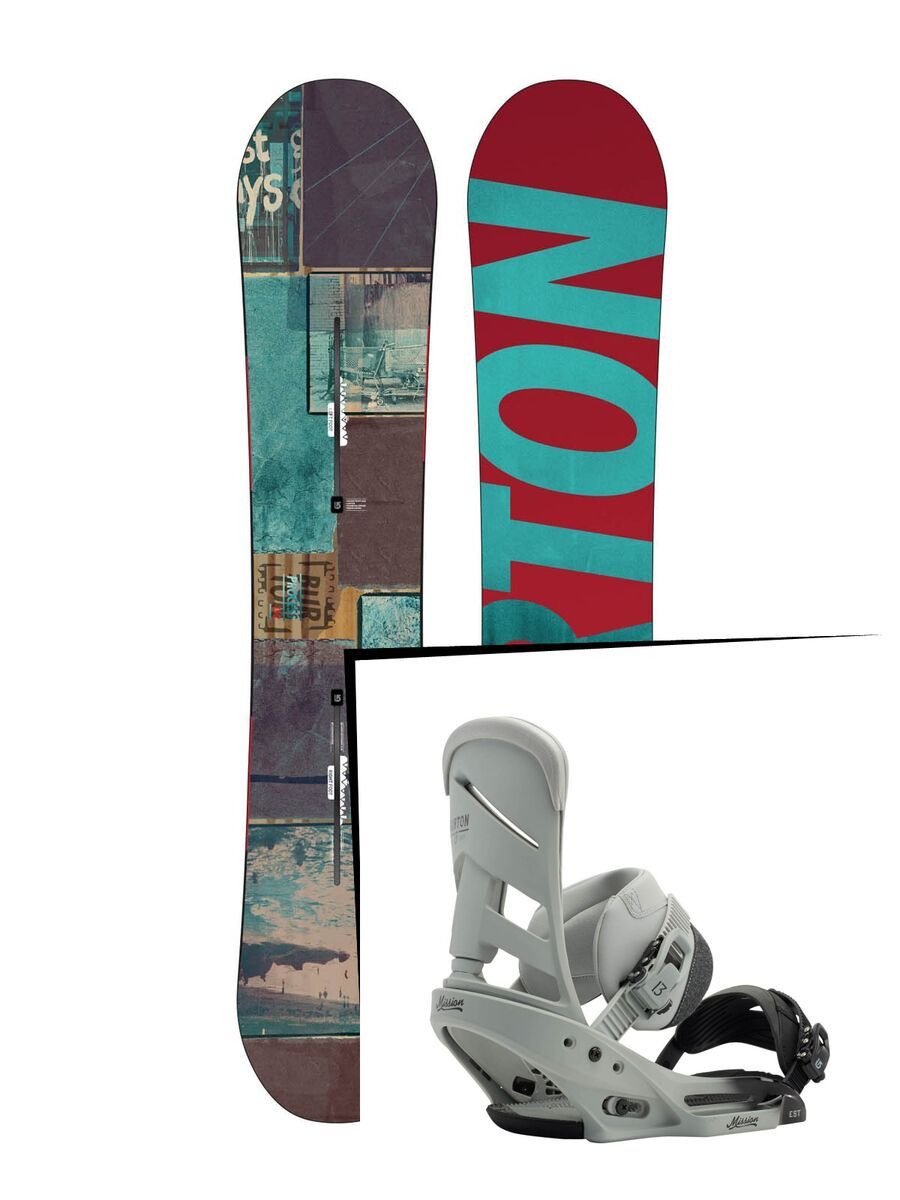 Set: Burton Process Off-Axis 2015 +  Mission EST (1191269S) - Bild 1