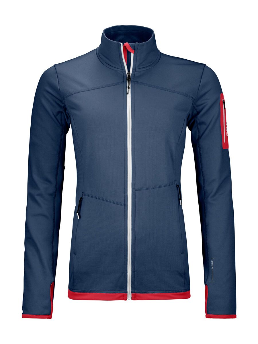 Ortovox Merino Fleece Light Jacket W, night blue - Bild 1