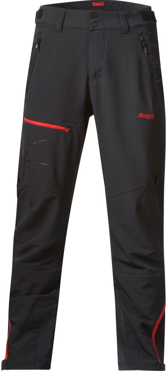 Bergans Osatind Pant, black/br red - Bild 1