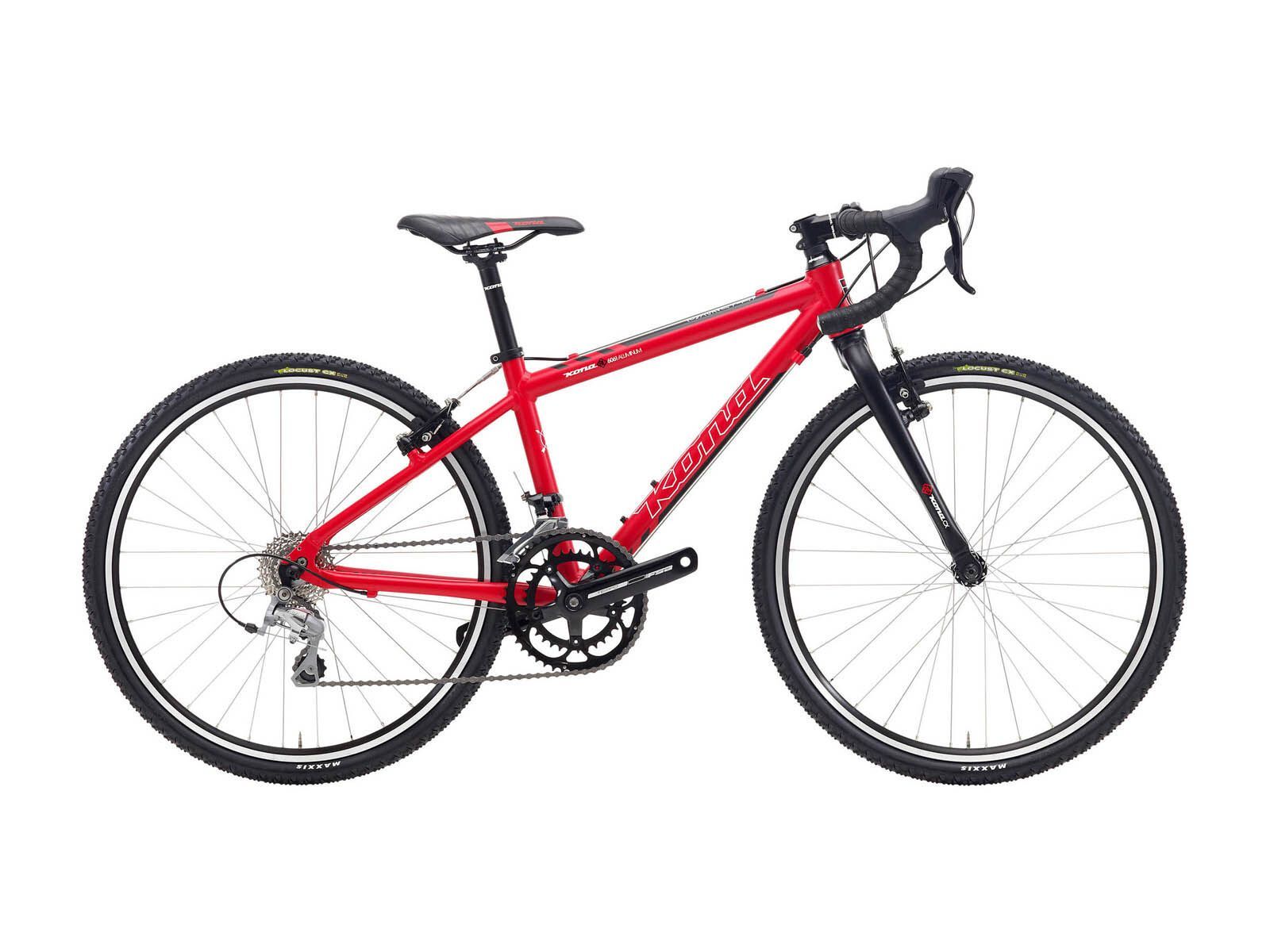 Kona Jake 24, Matt Rad Racing Red w/Black & White - Bild 1