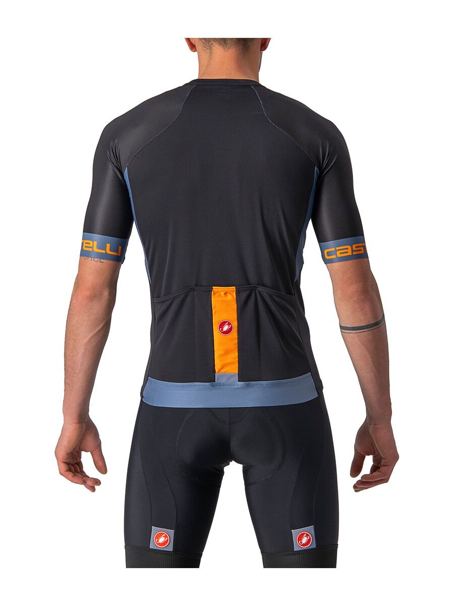 Castelli Entrata VI Jersey, light black/light steel blue-p - Bild 2