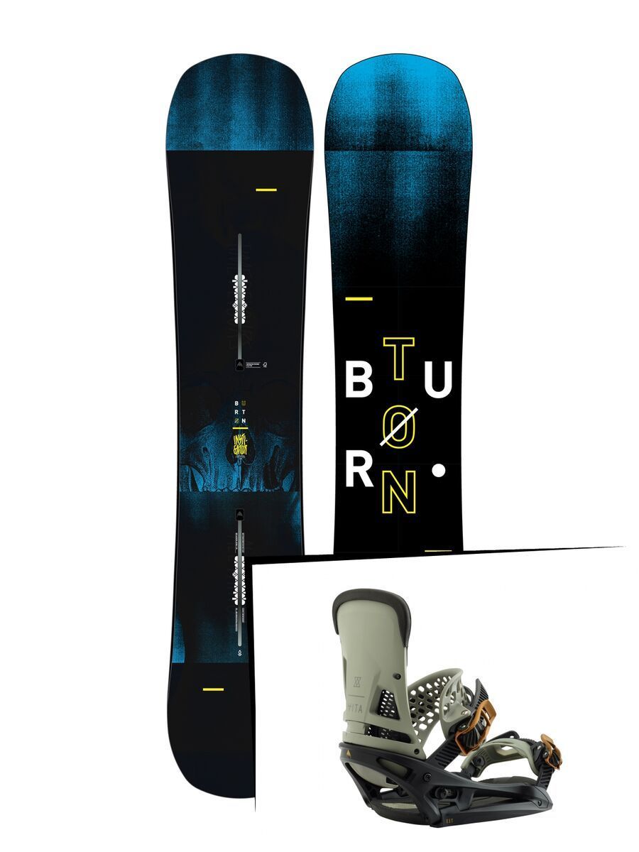 Set: Burton Instigator Wide 2019 + Burton Malavita EST black/gray - Bild 1
