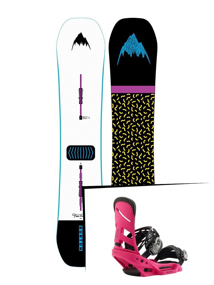 Set: Burton Free Thinker Wide 2019 + Burton Mission EST pink - Bild 1