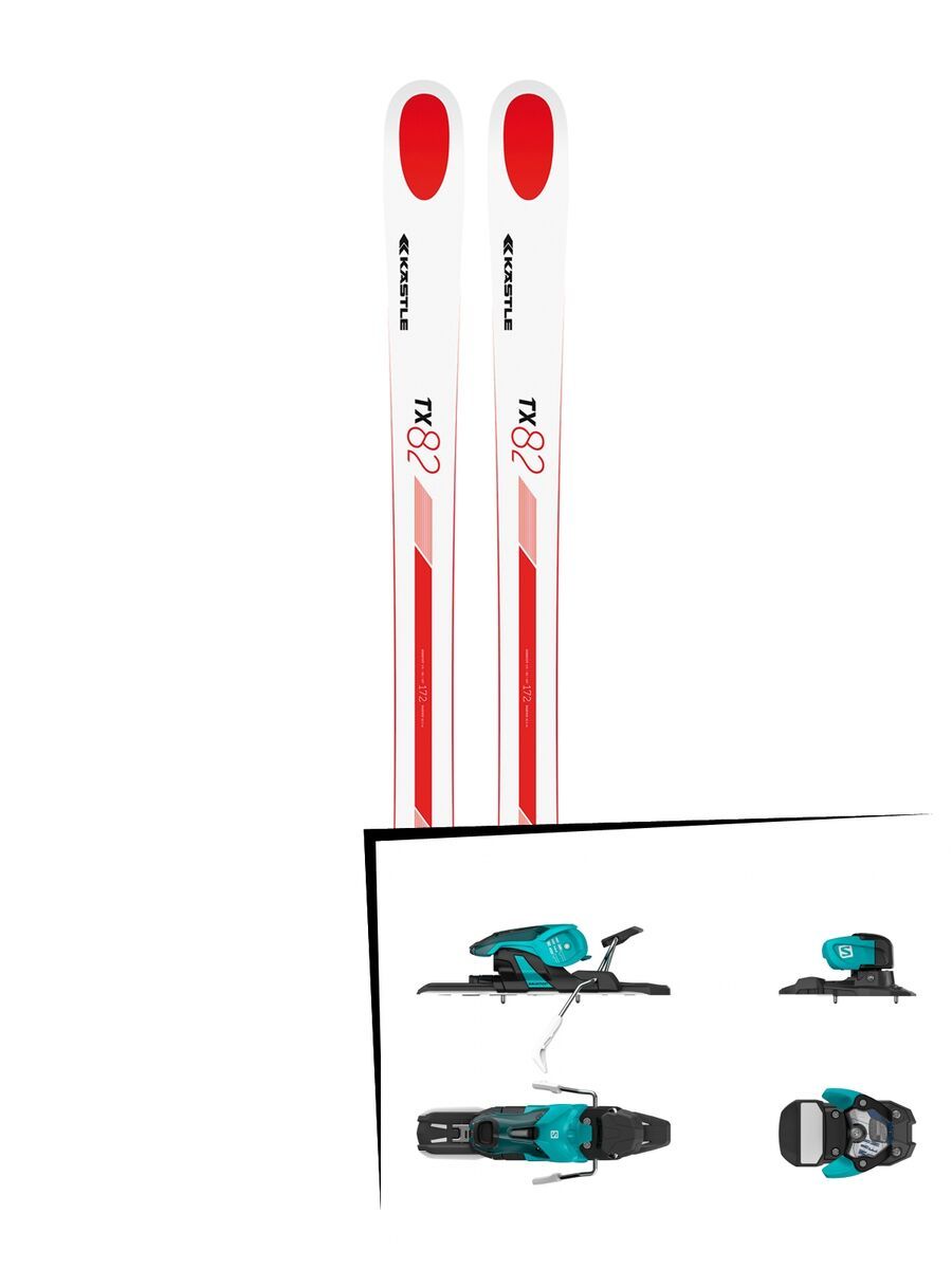 Set: Kästle TX82 2019 + Salomon Warden 11 turquoise/black - Bild 1