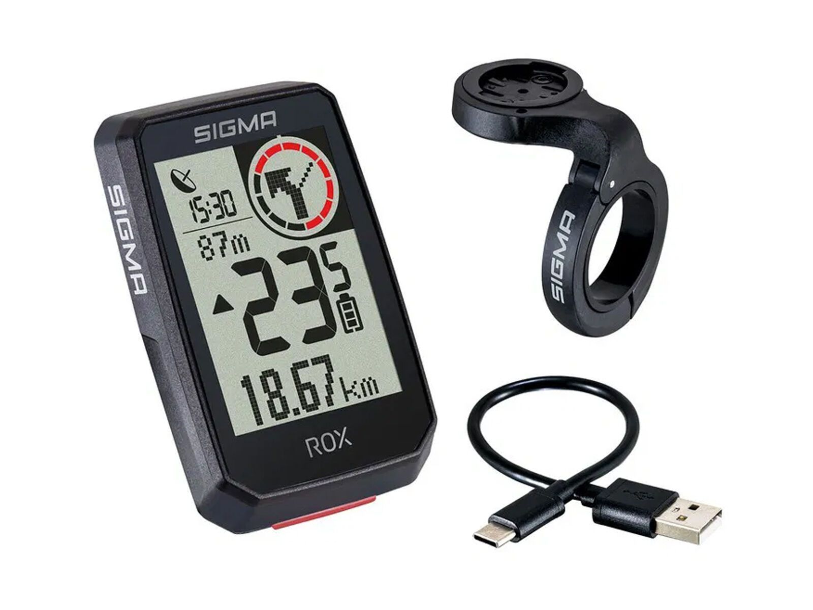 Sigma ROX 2.0 Top Mount Set, black - Bild 1