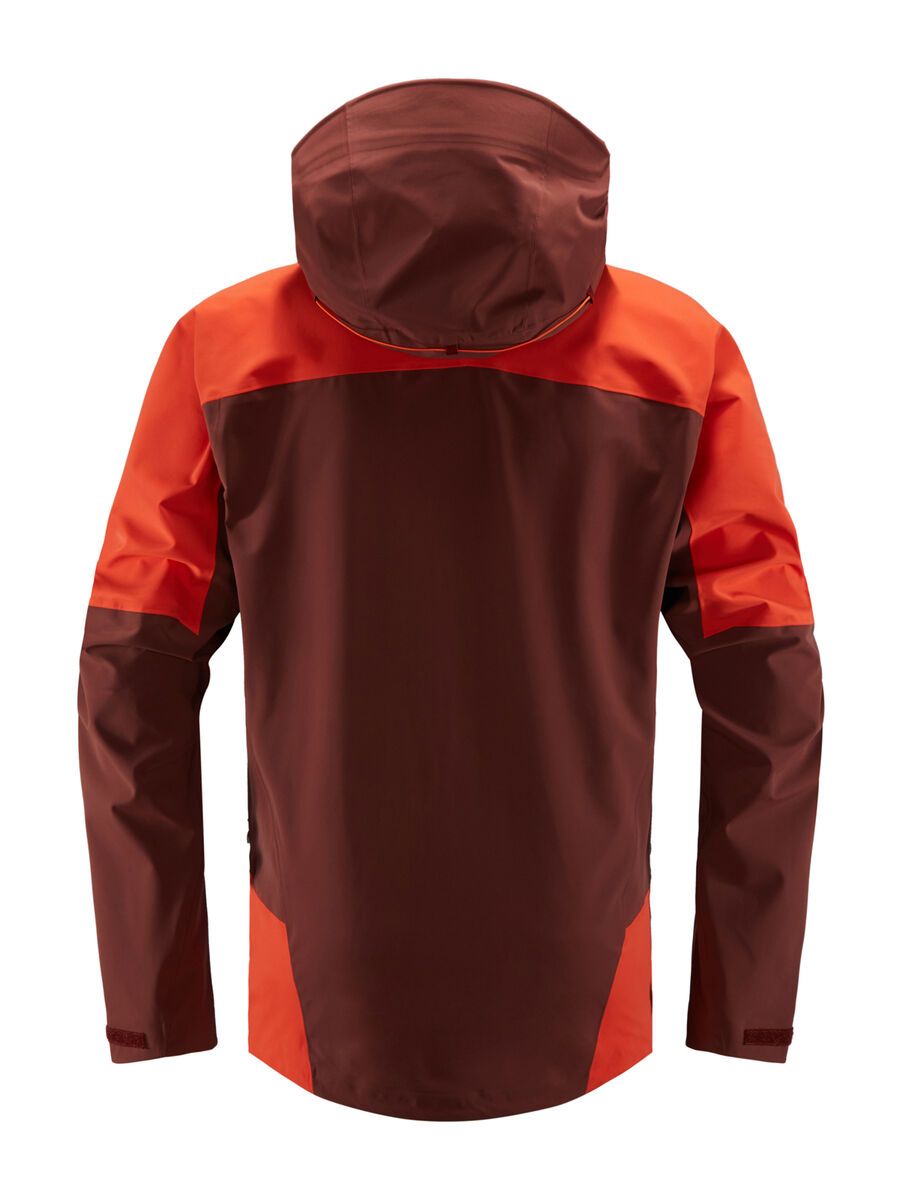Haglöfs L.I.M Touring Proof Jacket Men, maroon red/habanero  - Bild 2