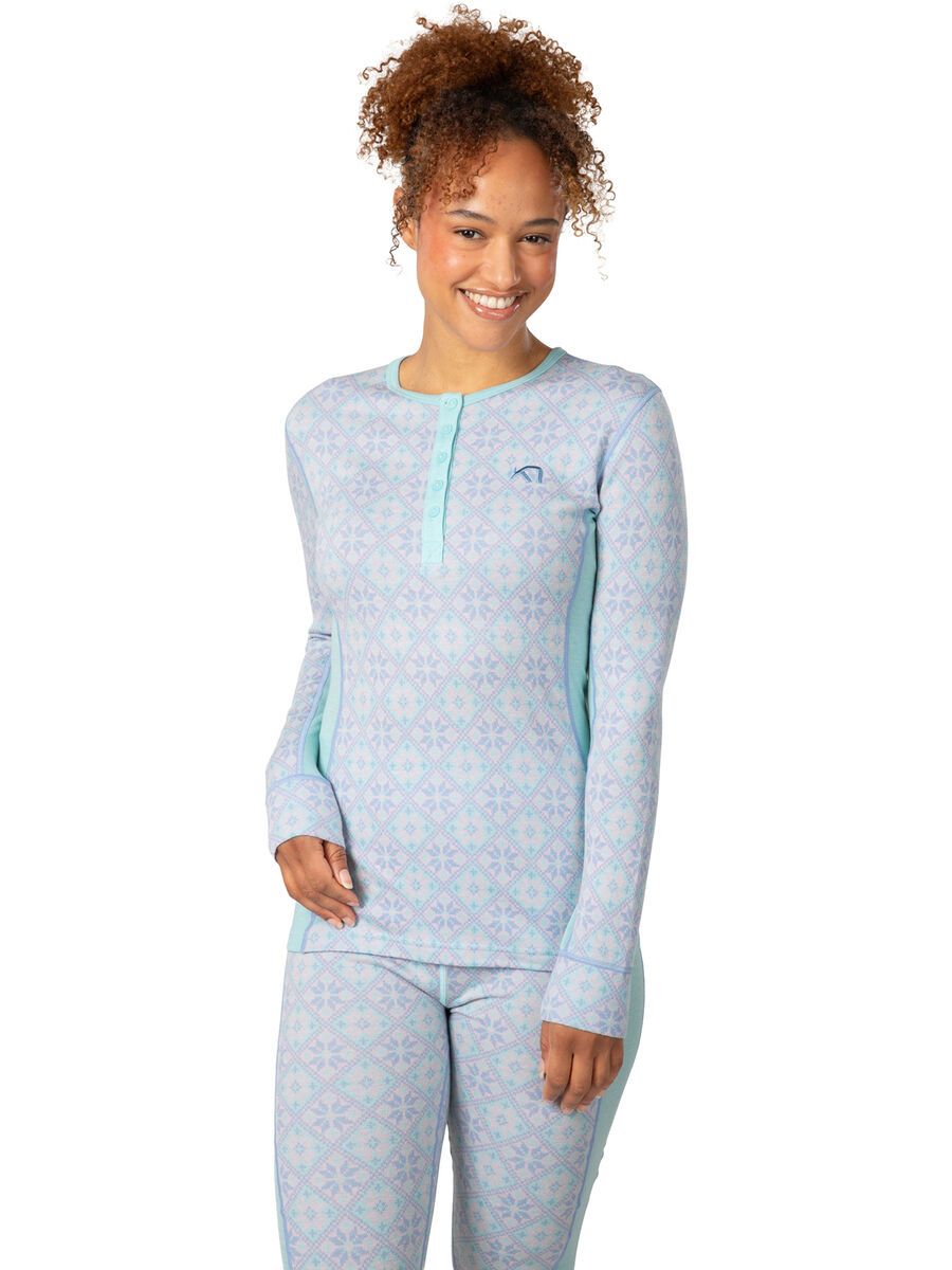 Kari Traa Rose Long Sleeve Baselayer, bright turquoise - Bild 3
