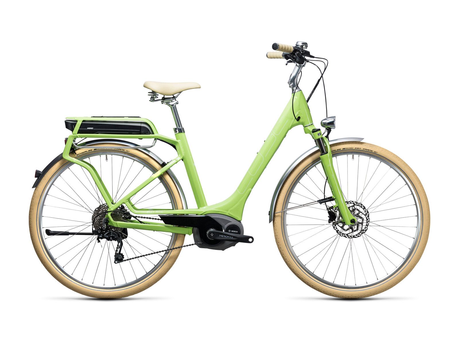 Cube Elly Ride Hybrid 400, green´n´white - Bild 1